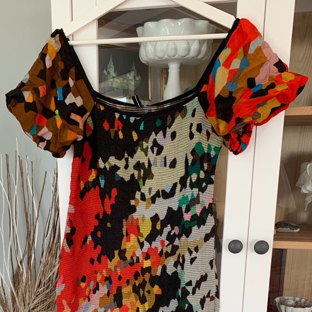 Anthropologie | Galina Smocked Midi Dress
